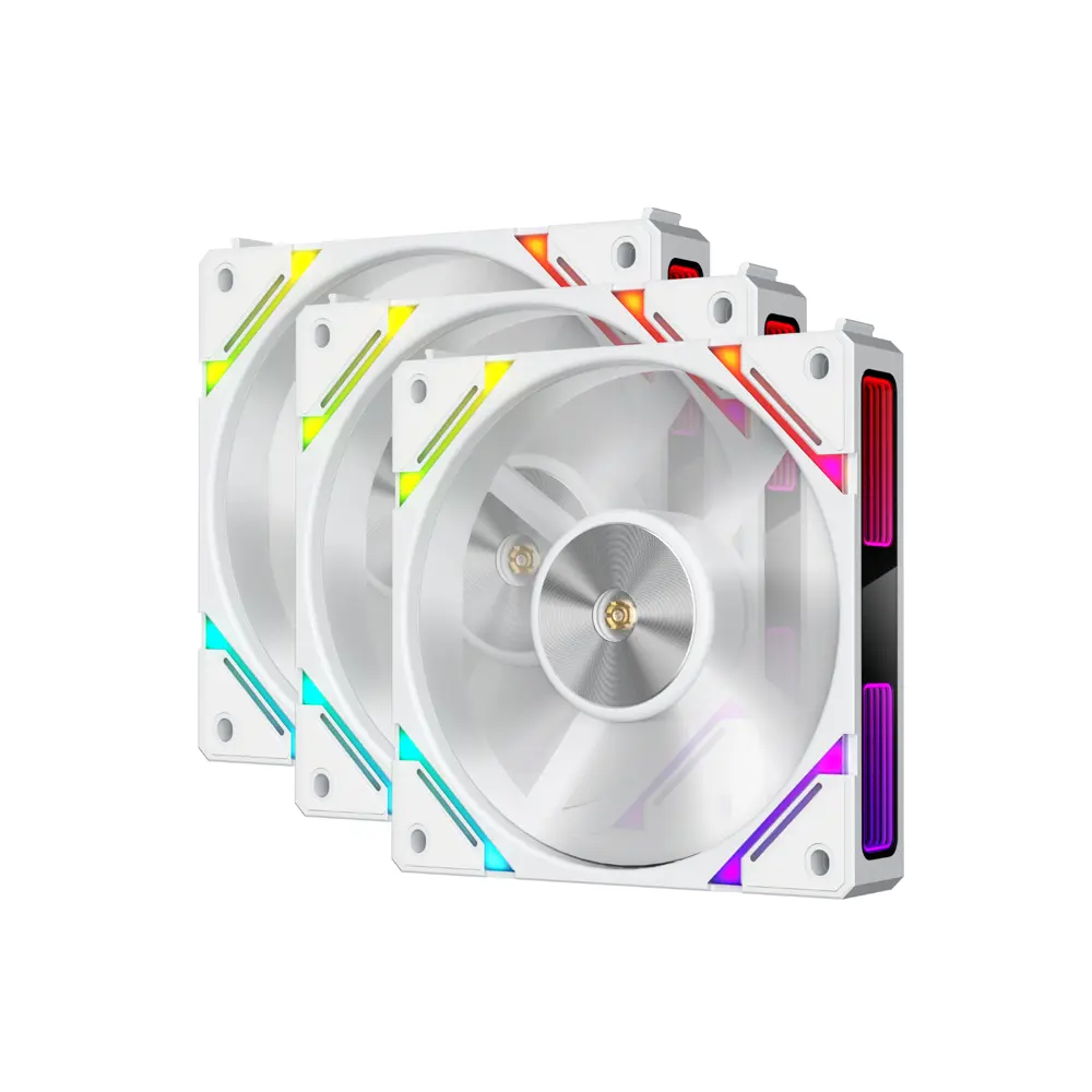  1stPlayer XF7 3 in 1 RGB Case White Fan 