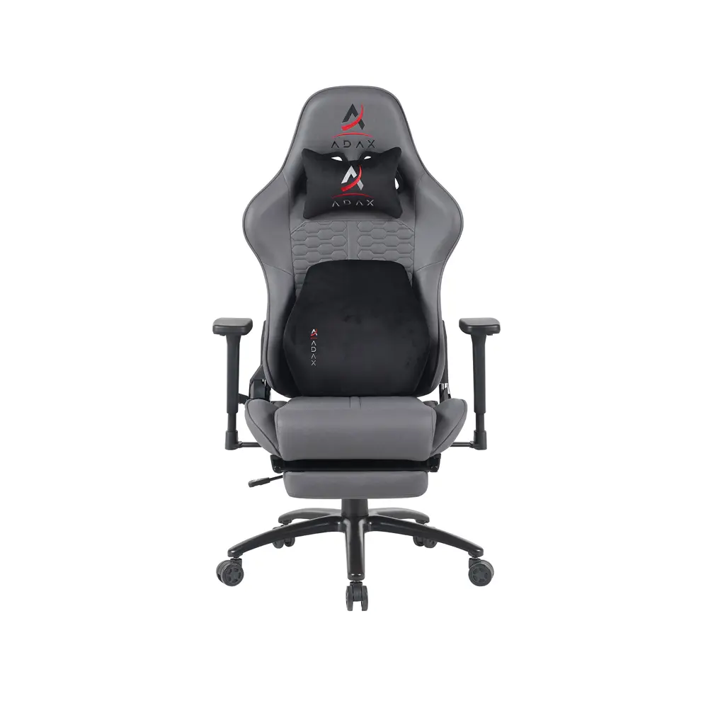 Adax Luxes S Plus - Gray Fabric Gaming Chair 