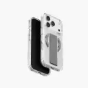 UNIQ iPhone 17 Pro Max Heldro Air Slim FlexGrip Clear Case with MagSafe