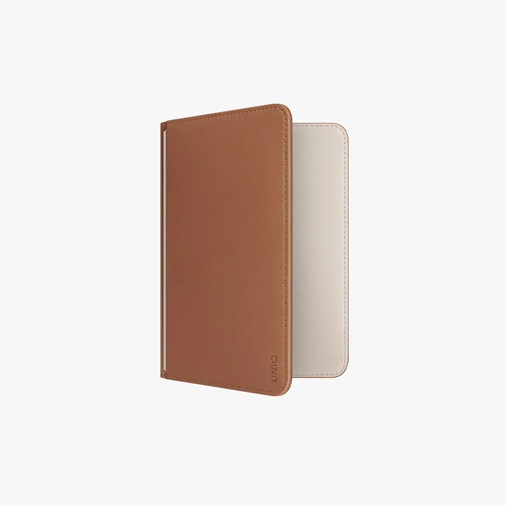 UNIQ Belmont Find My Vegan Leather Slim and lightweight Passport Holder