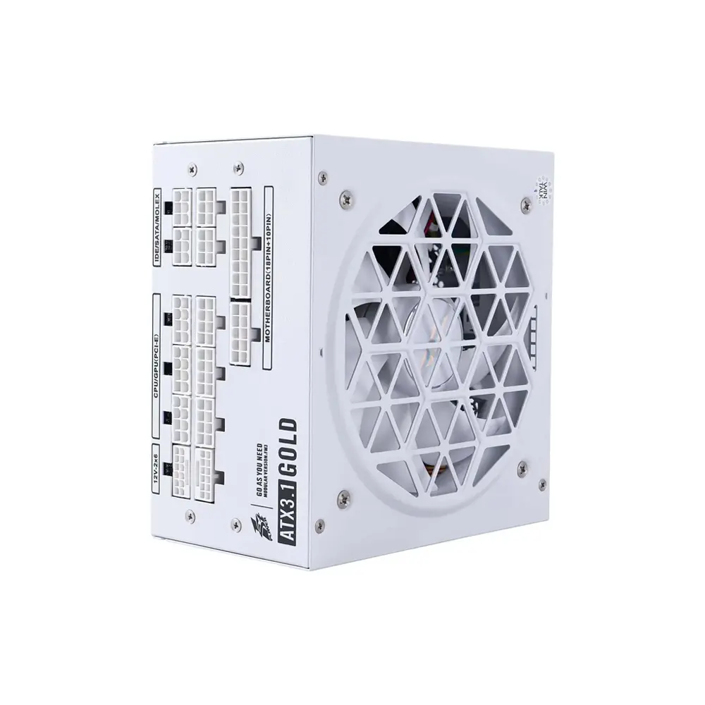 1stPlayer 750W NGDP Gold 80 Plus White Power Supply (PSU) (UK)