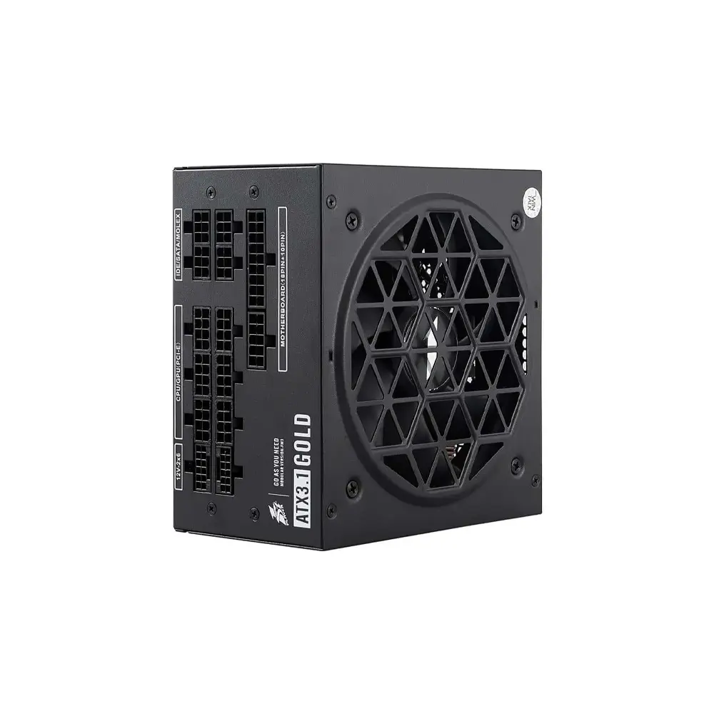 1stPlayer 1000W NGDP Gold 80 Plus Black Power Supply (PSU) (UK)