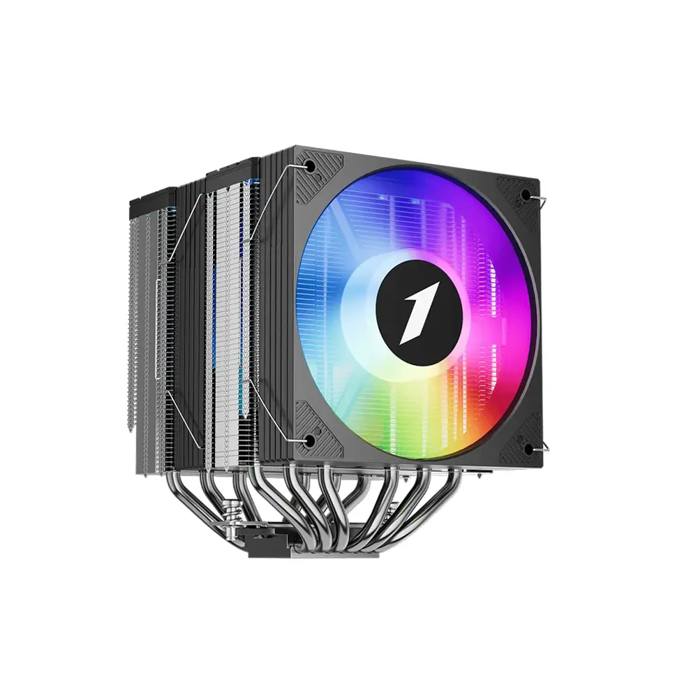 1stPlayer CRYO Black aRGB CPU Air Cooler (2x Fan)