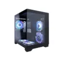 1stPlayer MegaView (MV5-TP) Micro Tower Black Gaming ATX Case (Support 7 Fans)
