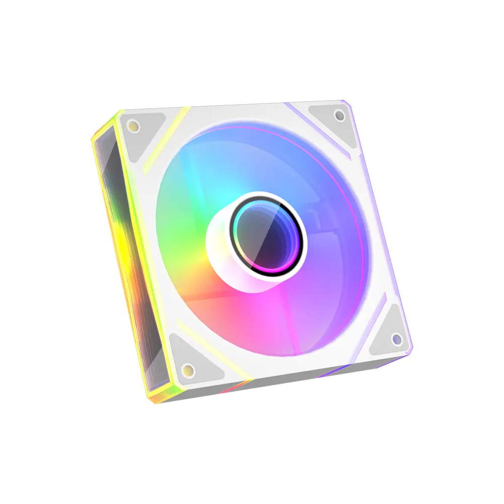 1stPlayer 9-Blade aRGB White Case Fan