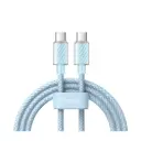 McDodo 100W Type-C to Type-C Transparent 1.2m Blue Data Cable