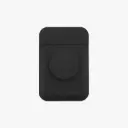 UNIQ Flixa Magnetic Card Holder and Pop-Out Grip-Stand Jet Black