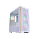 1stPlayer WD5 Middle Tower Light Wood White Gaming ATX Case (Support 10 Fans)